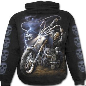 Ride To Hell Spiral Sweatshirt Mens Hoodie